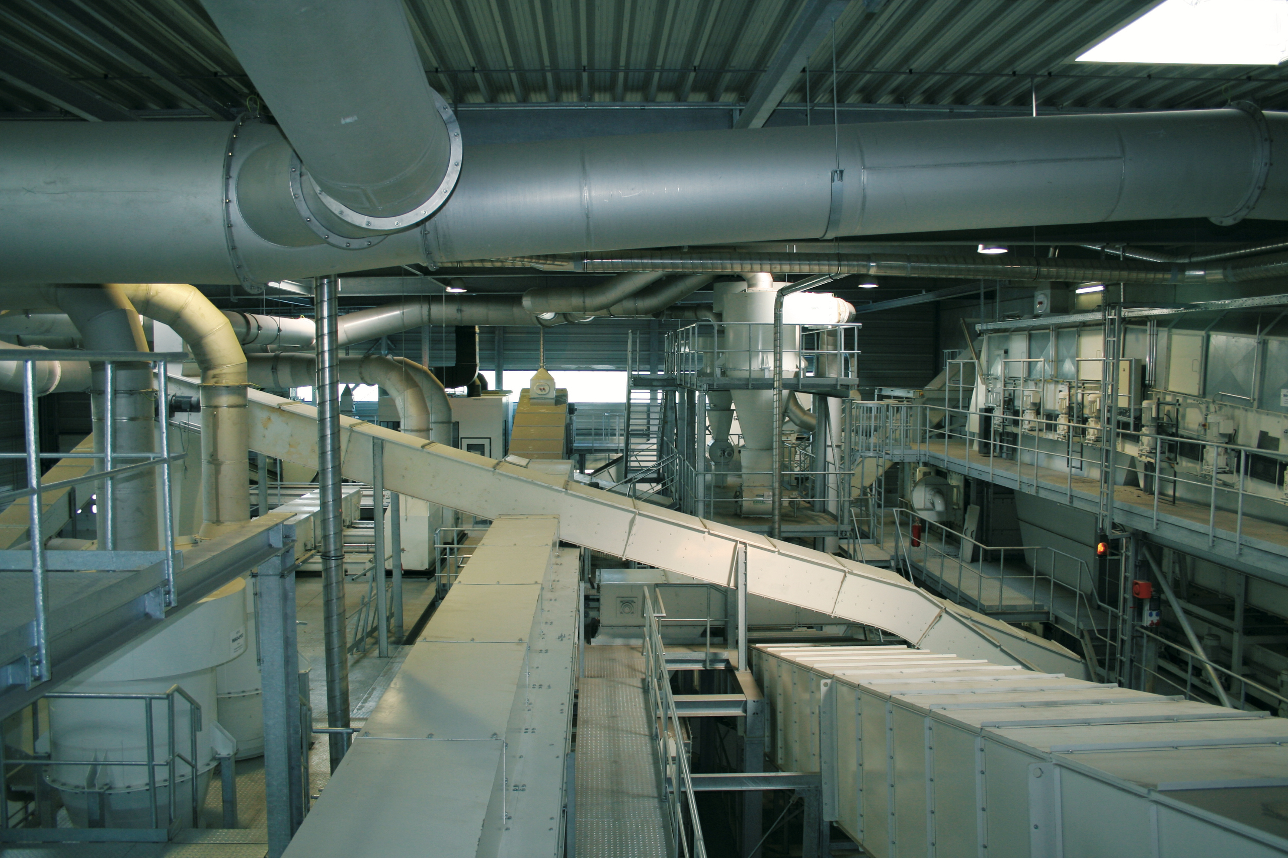 Interior view of the plant