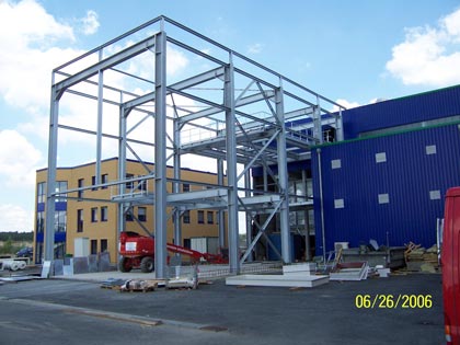 Construction of the fuel loading facility